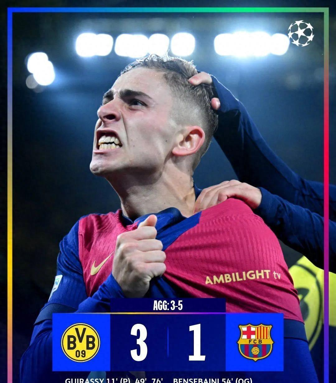 巴黎险胜巴萨,成功晋级四强 巴黎险胜巴萨,成功晋级四强