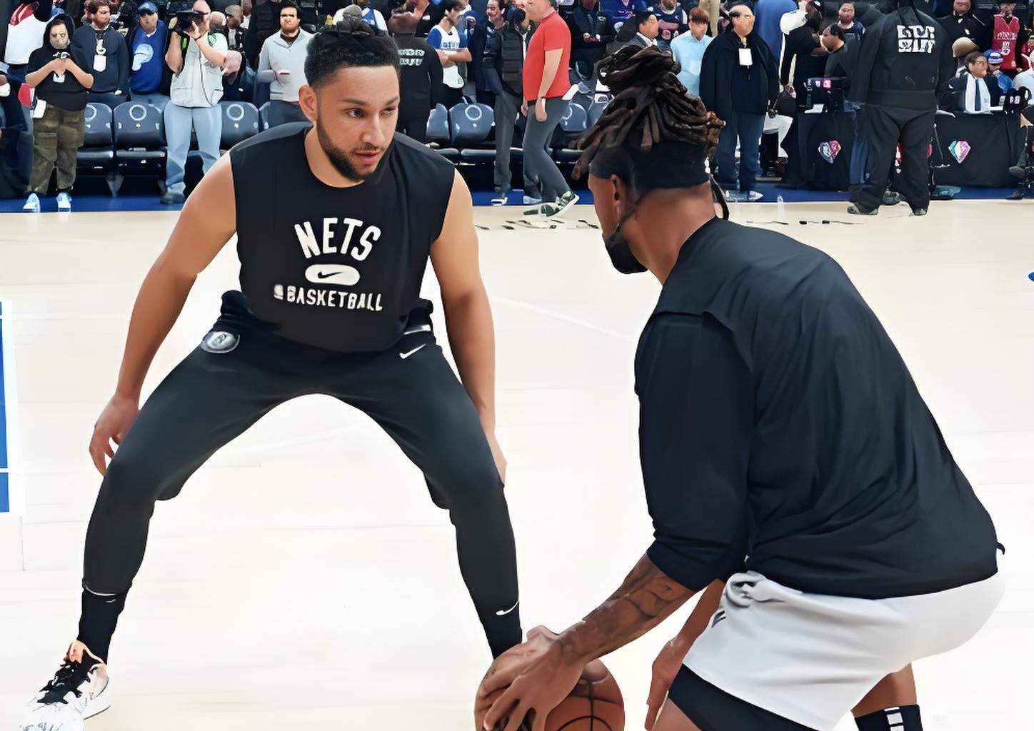 人一路领先击败篮网，西蒙斯表现平稳！