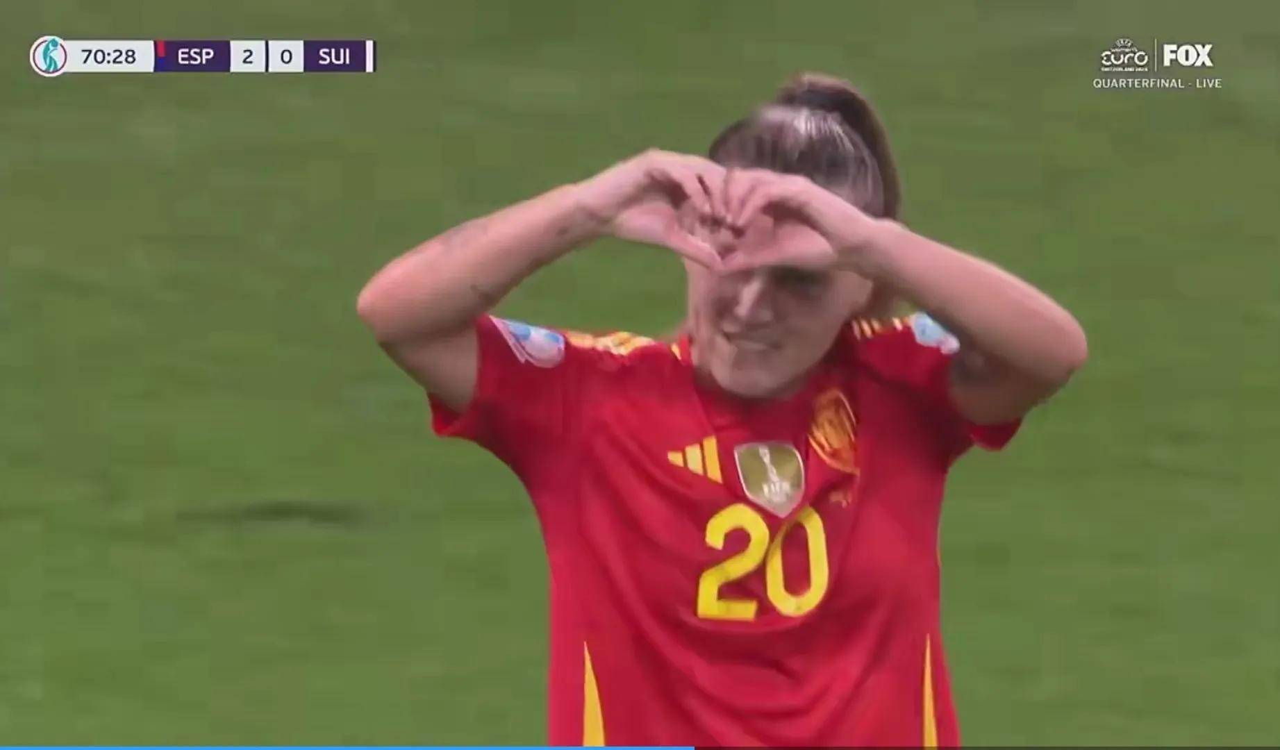 西班牙女队成功晋级欧洲杯